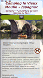 Mobile Screenshot of campinglevieuxmoulin.com